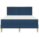 vidaXL Cadre de lit Bleu 120 x 200 cm Polyester