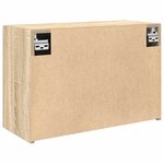 vidaXL Armoire murale de bain chêne sonoma 60x25x40 cm bois ingénierie