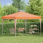 vidaXL Tente de fête pop-up 288 x 288 x 245 cm Orange Tissu Oxford