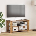 vidaXL Support de télévision Bois ancien 100 x 40 x 50 cm