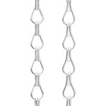 vidaXL Moustiquaire de porte à chaîne 100x212 cm aluminium