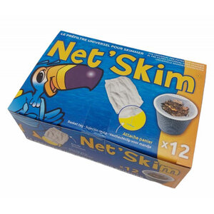 Net skim pré-filtre jetable pour skimmer - boite 12 pieces.