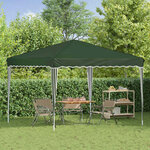 vidaXL Tente de fête pop-up 288 x 288 x 245 cm Vert Tissu Oxford