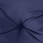vidaXL Coussins palette lot de 5 tissu bleu marine