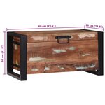 vidaXL Coffres de rangement avec stockage 60 x 30 x 30 cm