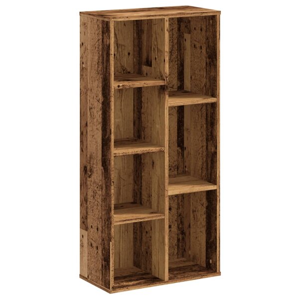 vidaXL Bibliothèque vieux bois 50x25x105 cm bois d'ingénierie