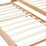 vidaXL Cadre de lit extensible Bois de pin 90x200 cm