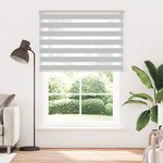 vidaXL Store zèbre gris clair largeur du tissu 150 9 cm polyester