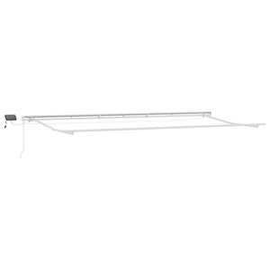 vidaXL Cadre d'auvent Blanc 600 × 350 cm Aluminium