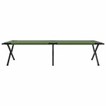 vidaXL Lit de camping pliant Amy jaune Tissu Oxford