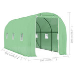 vidaXL Serre 9 m² 4 5x2x2 m