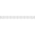 vidaXL Clôture en treillis métallique anthracite 2 2x25 m