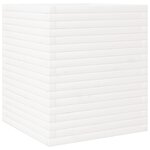 vidaXL Jardinière blanc 60x60x68 5 cm bois de pin massif