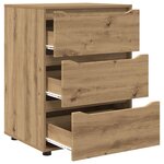 vidaXL Armoire de rangement Chêne artisanal 60 x 48 x 81 cm