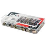 Yato écrous à rivet 150 pièces acier au carbone m3-m10