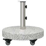 vidaXL Pied de parasol Réglable Gris 45 x 45 x 42.5 cm