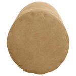 vidaXL Coussins d'accent 2 Pièces Marron Ø 25 x 70 cm