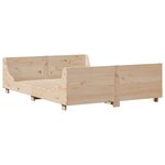 vidaXL Cadre de lit sans matelas 160x200 cm bois massif de pin
