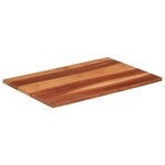 vidaXL Dessus de table bois massif d'acacia 25-27 mm 60x90 cm