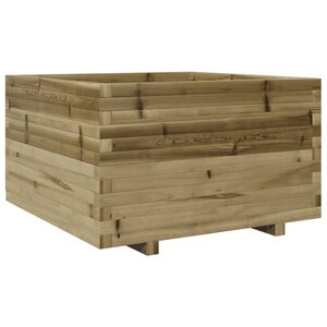 vidaXL Jardinière 80x80x49 5 cm bois de pin imprégné