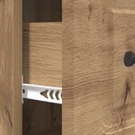 vidaXL Armoire à tiroirs Chêne artisanal 66 x 34 5 x 87 cm