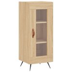 vidaXL Buffet Chêne sonoma 34 5x34x90 cm Bois d'ingénierie