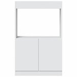 vidaXL Buffet haut blanc 63x33x100 cm bois d'ingénierie