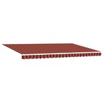 vidaXL Auvent rétractable automatique Orange et Marron 500x350 cm