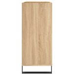 vidaXL Armoire à disques chêne sonoma 84 5x38x89 cm bois d'ingénierie