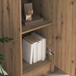 vidaXL Bureau 2 Pièces Chêne artisanal