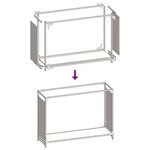 vidaXL Portant de bois chauffage vert olive 90x28x65 cm