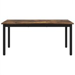 vidaXL Table basse Chêne Fumé 100 x 50 x 45 cm Bois d'ingénierie