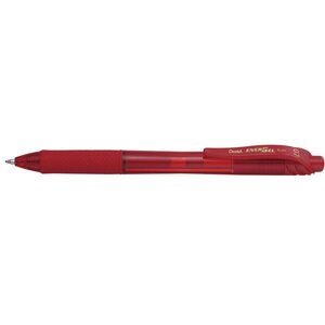 Stylo Roller Encre Gel EnerGel-X BL107 Pointe 0 7mm Rouge x 12 PENTEL