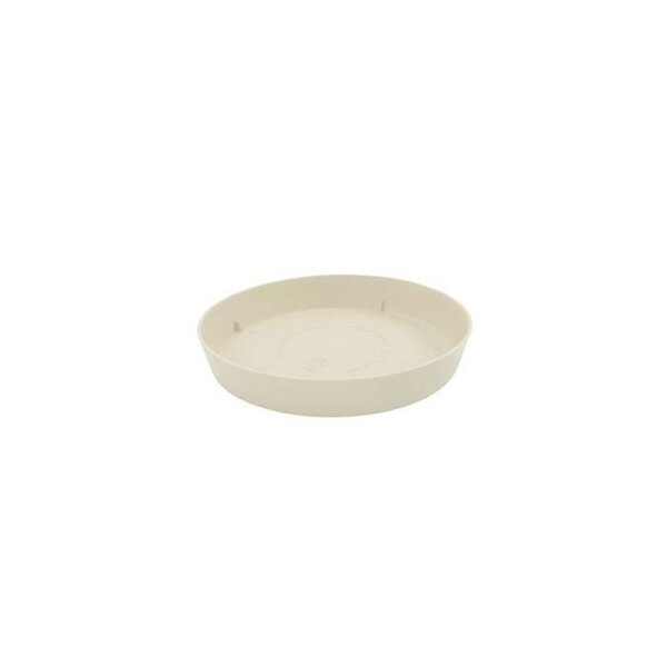 PLASTIKEN Plateau pour Pot a fleurs 11 Cm Collection TES - Ecru