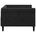 vidaXL Lit de repos sans matelas noir 90x200 cm velours