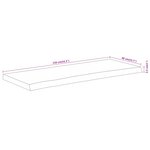 vidaXL Dessus de table 110x40x2 5 cm rectangulaire bois massif acacia