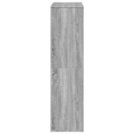 vidaXL Cloison de séparation sonoma gris bois d'ingénierie
