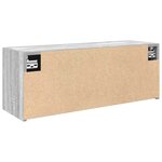 vidaXL Armoire murale de bain sonoma gris 80x25x30cm bois d'ingénierie