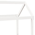 vidaXL Toit de lit pour enfants blanc 98x70x176 5cm bois de pin massif