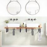 vidaXL Dessus de table 120x40x4 cm rectangulaire bois massif d'acacia