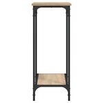 vidaXL Table console chêne sonoma 75x30 5x75 cm bois d'ingénierie