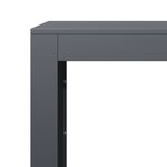 vidaXL Portant de bois de chauffage anthracite 100x40x60 cm acier