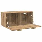 vidaXL Meuble mural Chêne artisan 80 x 36.5 x 35 cm Bois d'ingénierie