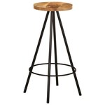 vidaXL Ensemble de bar 5 Pièces bois de manguier massif