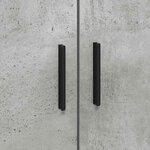 vidaXL Cadre de lit avec rangement Gris béton 100 x 200 cm