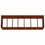 vidaXL Lit surélevé de jardin 280x80x80 cm acier corten