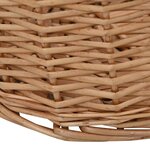 vidaXL Panier à bois de chauffage poignées de transport 78x54x34 cm