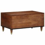 vidaXL Table basse 80x50x40 cm en bois de mangue massif