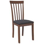 vidaXL Chaises à manger coussins 2 Pièces marron bois massif caoutchouc