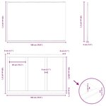 vidaXL Dessus de table marron clair bois chêne massif rectangulaire